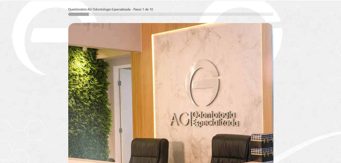 Sistema de Questionário | Ag Odontologia